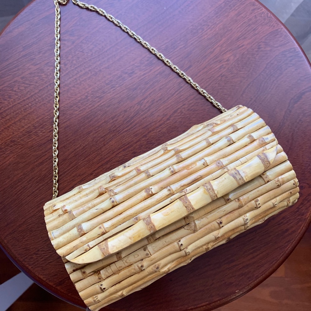 Ann Taylor Bamboo clutch